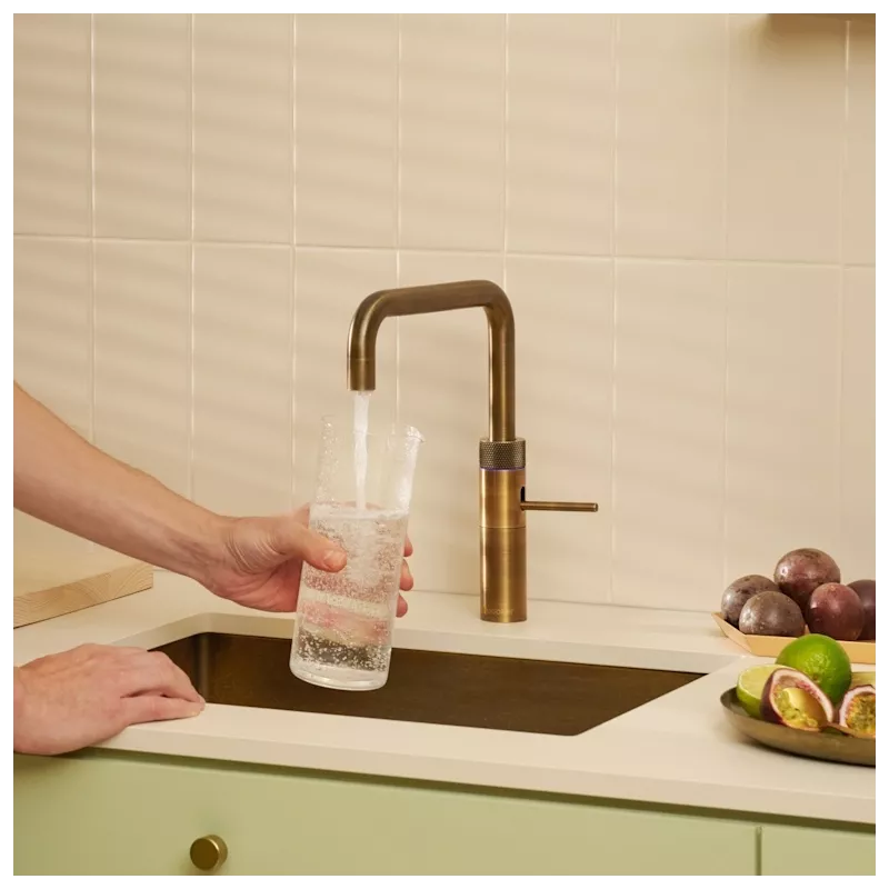Mitigeur eau bouillante Fusion Square Cuivre rosé - PRO3