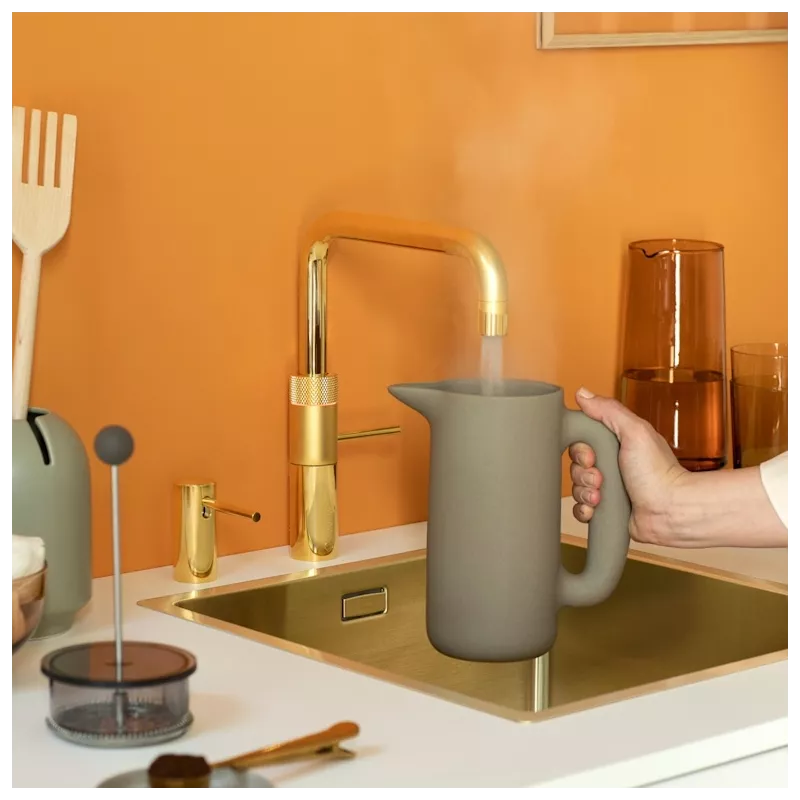 Mitigeur eau bouillante Fusion Square OR - Réservoir PRO3