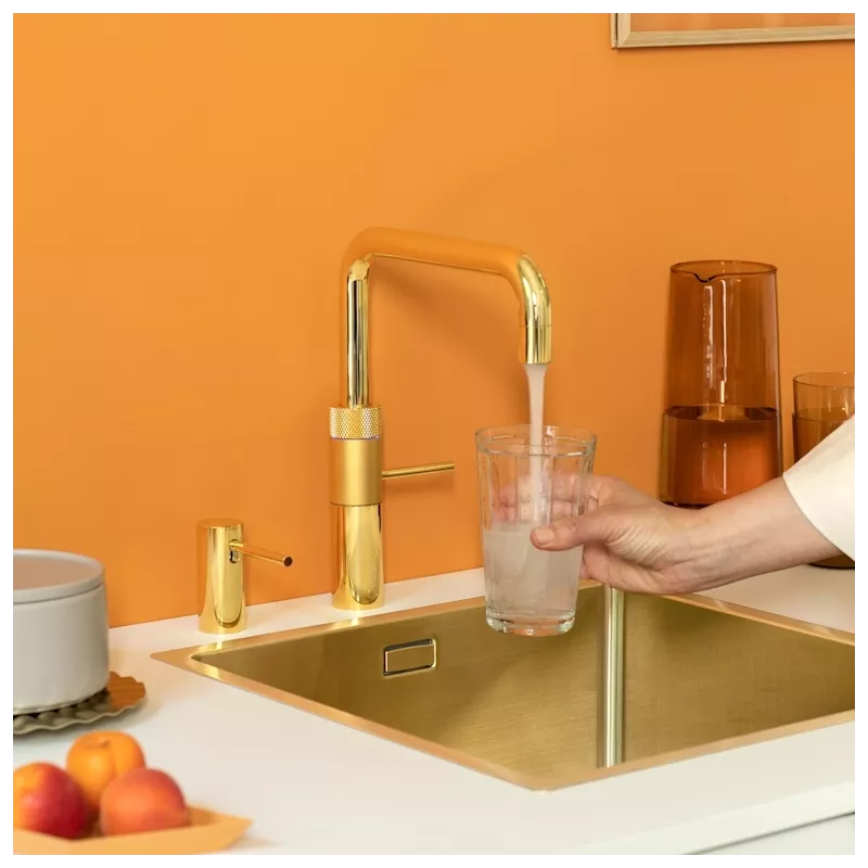 Mitigeur eau bouillante Fusion Square OR - Réservoir PRO3
