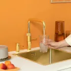 Mitigeur eau bouillante Fusion Square OR - Réservoir PRO3