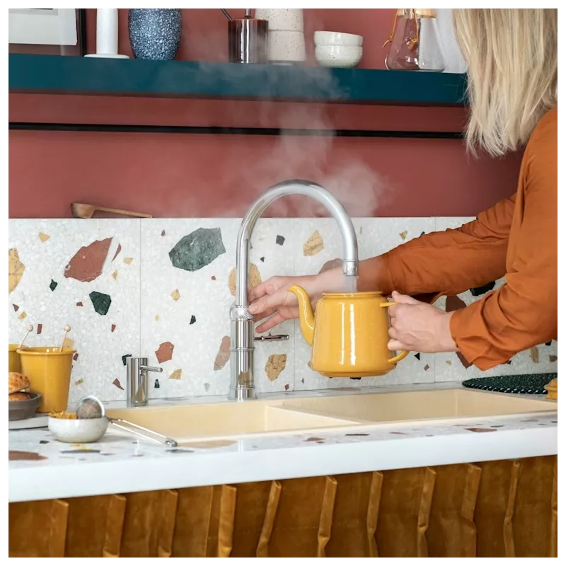 Mitigeur eau bouillante Classic Fusion round Chromé -PRO3