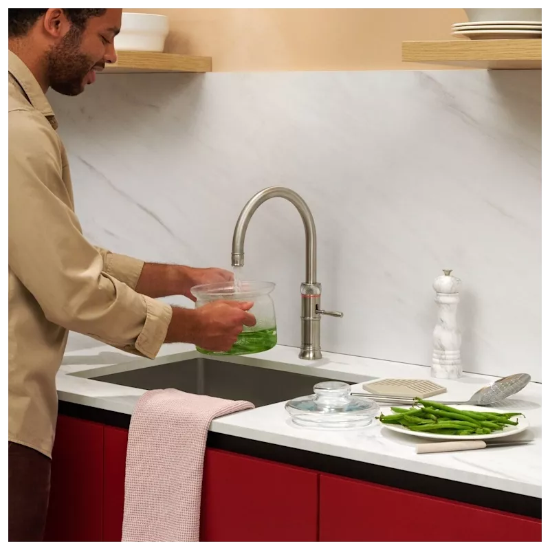Mitigeur eau bouillante Classic Fusion round Inox -PRO3