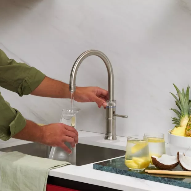 Mitigeur eau bouillante Classic Fusion round Inox -PRO3
