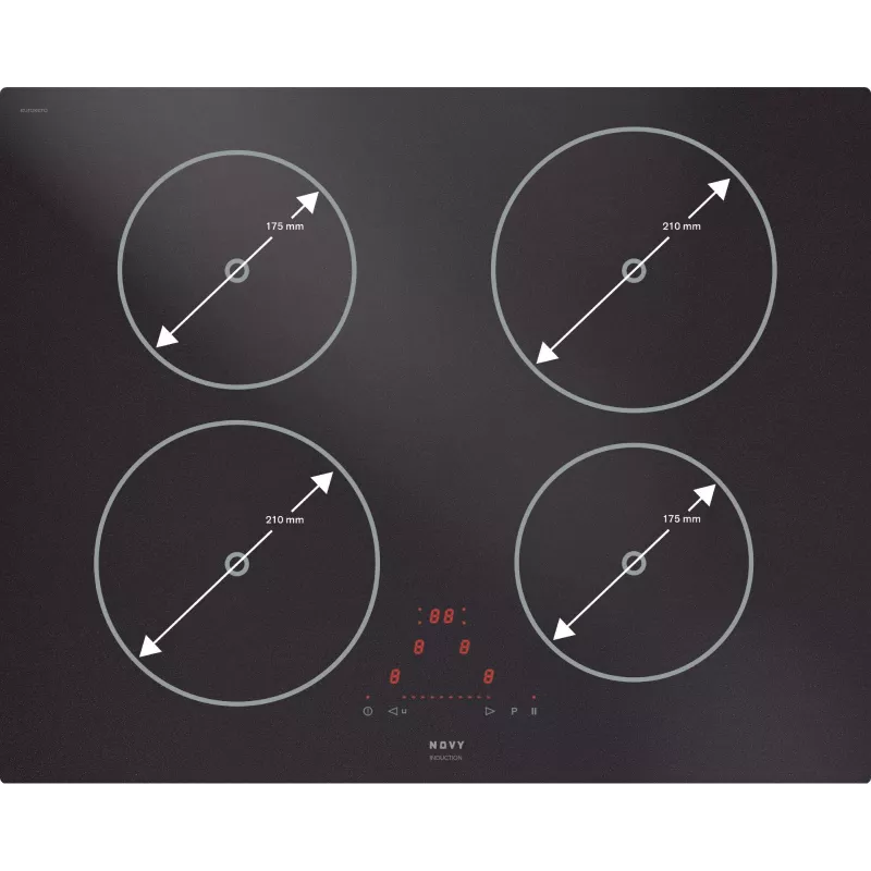 Table de cuisson induction 65cm 7400w Novy