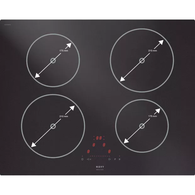 Table de cuisson induction 65cm 7400w Novy