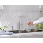 Mitigeur eau bouillante Classic Fusion Square Inox -PRO3