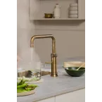 Mitigeur eau bouillante Classic Fusion Square Laiton Patiné