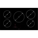 Table de cuisson induction 90cm 7400w Novy 1758|02