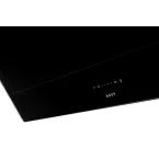 Hotte murale décorative inclinée 75cm Noir Novy