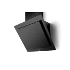 Hotte murale décorative inclinée 75cm Noir Novy