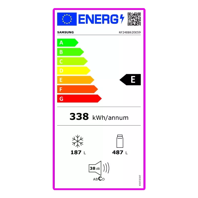 Réfrigérateur multiporte inox 674l Samsung