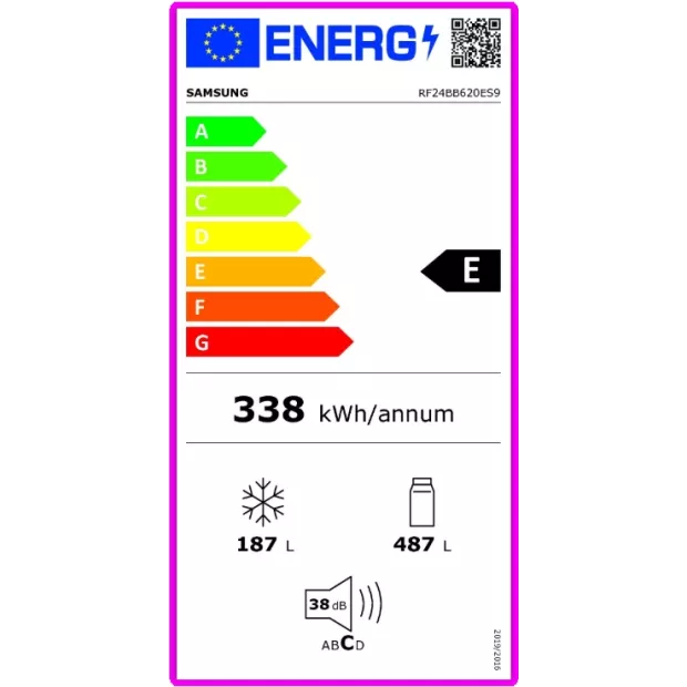 Réfrigérateur multiporte inox 674l Samsung