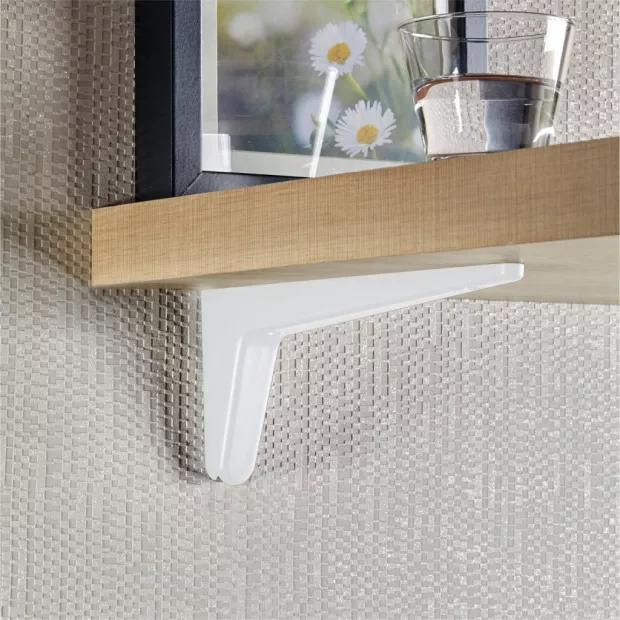 Support tablette blanc mat l.30 x P.240 x H.100mm