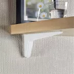 Support tablette blanc mat l.30 x P.240 x H.100mm