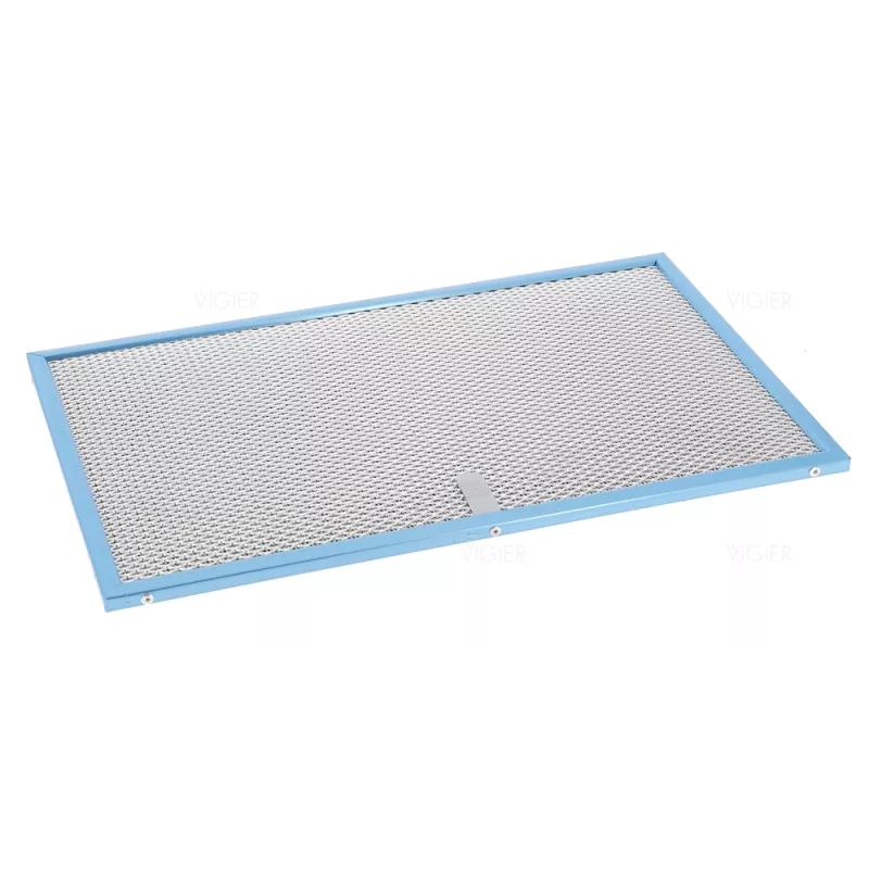 FILTRE CARBO METAL 401 X 247 MM POUR HOTTE RECYCLAGE NOVY