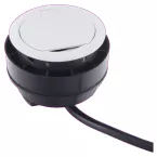 Prise blanche 16A. USB-A 1A-5V à encastrer plan travail