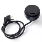 Bloc prise avec USB-C affleurant ring à clapet