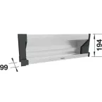Support sous evier porte charnieres ORGA SHELF 60