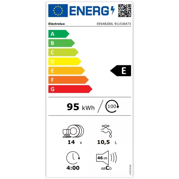 Lave vaisselle intégrable 14 couverts Electrolux