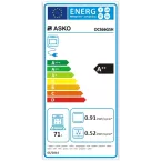 Four encastrable pyrolyse noir mat 71l Asko