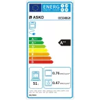 Four combiné vapeur 51l 45cm noir Asko OCS54BGH
