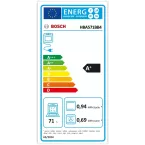 Four encastrable pyrolyse 71l noir Bosch