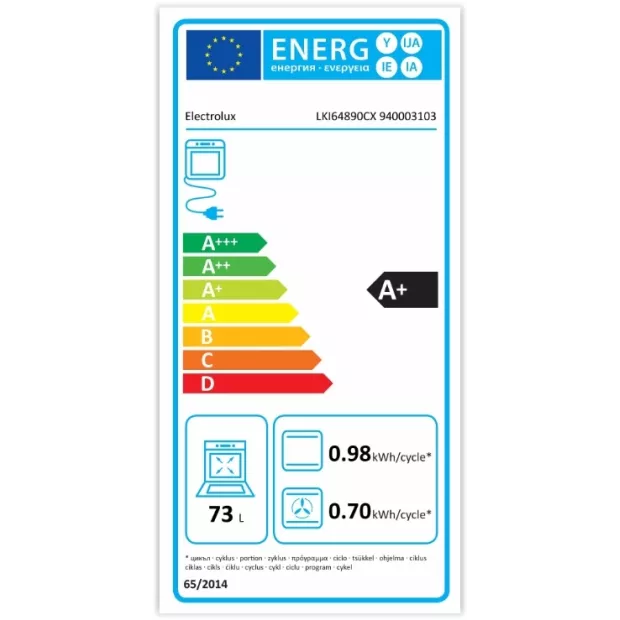 Cuisinière induction pyrolyse 60cm Electrolux