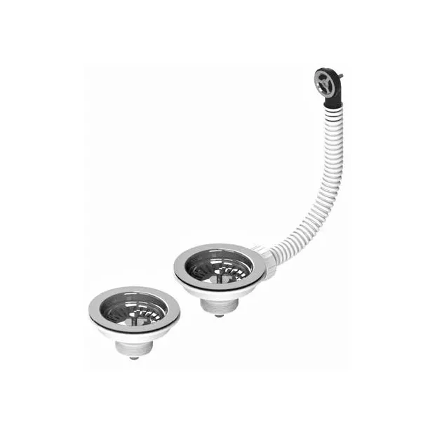 Garniture de vidage 2 x 3,5" sans vidage auto. trop-plein