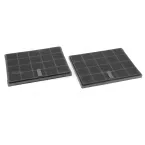 AFFCAF16 LOT DE 2 FILTRES A CHARBON HOTTE AIRFORCE 238X190X10MM