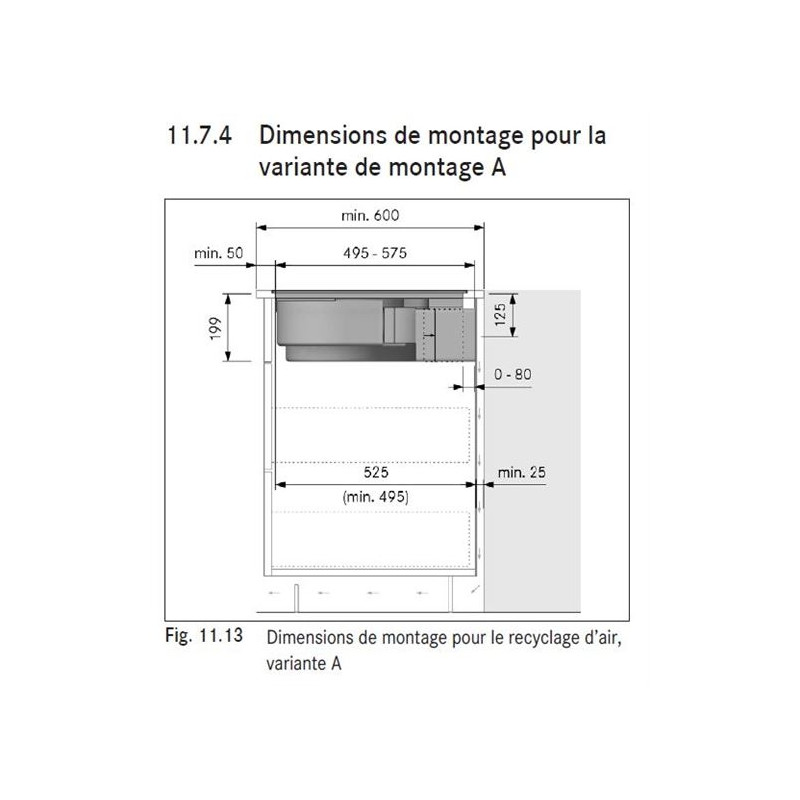 Table de cuisson induction aspirante Bora