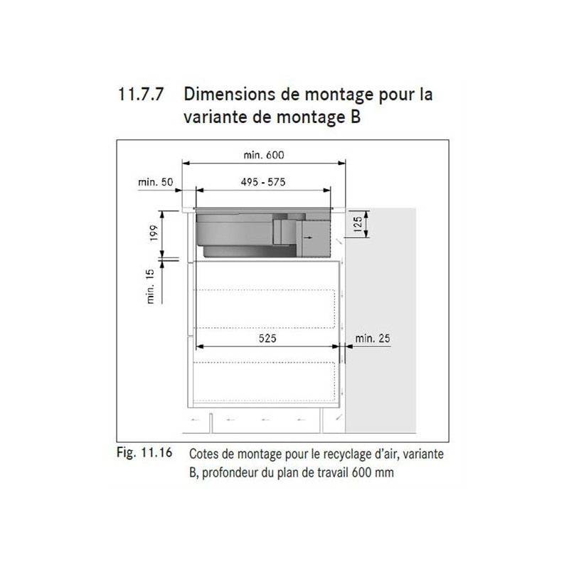 Table de cuisson induction aspirante Bora