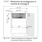 Table de cuisson induction aspirante Bora
