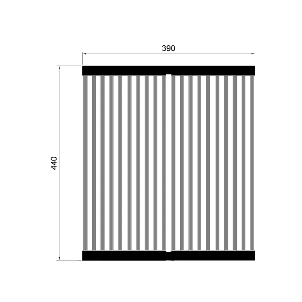 Egouttoir à barres pliables Inox 304 Finition PVD Laiton