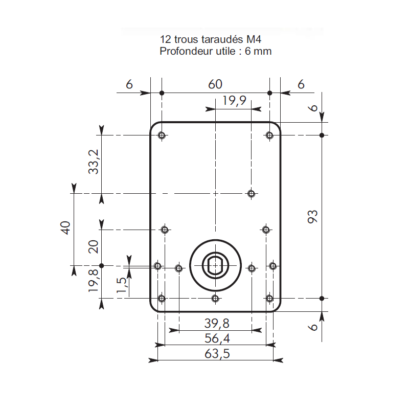 COTES DU MOTEUR TOURNE BROCHE 60KG