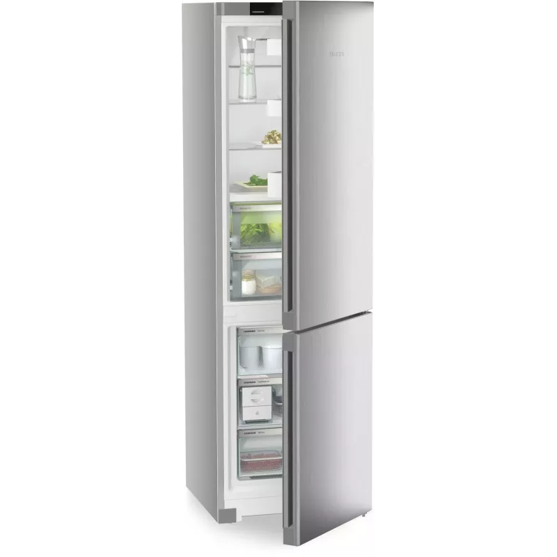 Réfrigérateur combiné inox 201cm Liebherr