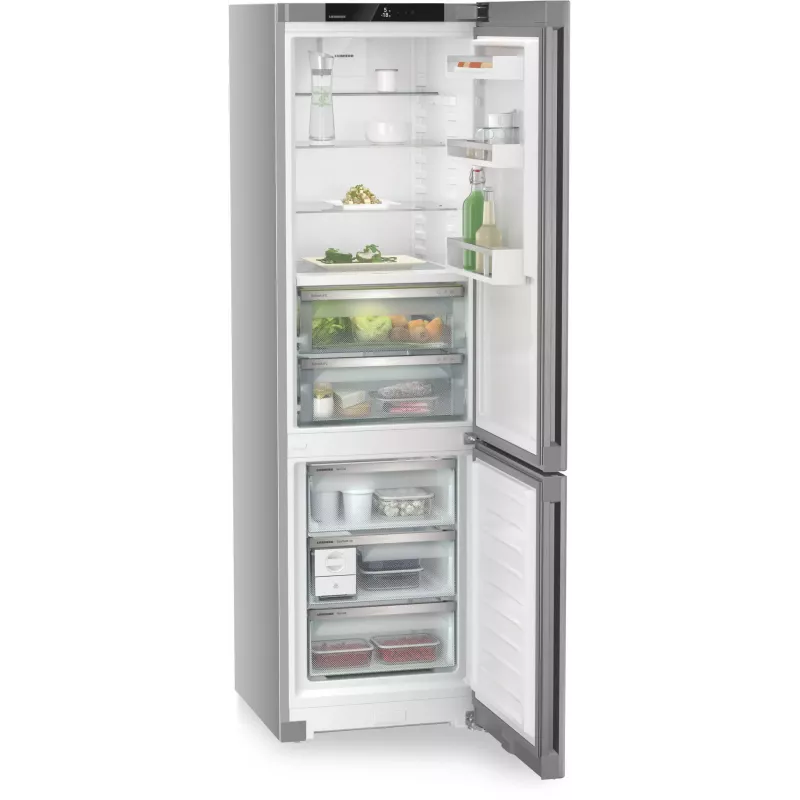 Réfrigérateur combiné inox 201cm Liebherr