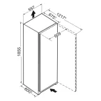 Réfrigérateur posable 1 porte 185cm Liebherr