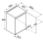 Réfrigérateur table top 98l Liebherr