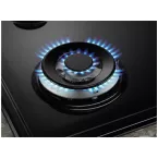 Table de cuisson 4 feux gaz email noir Electrolux EGS6414K