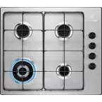Table de cuisson 4 feux gaz inox Electrolux