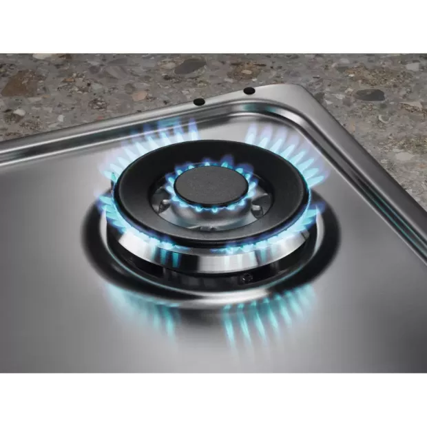 Table de cuisson 4 feux gaz inox Electrolux EGS6414X