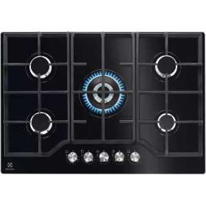Table de cuisson 5 feux gaz verre