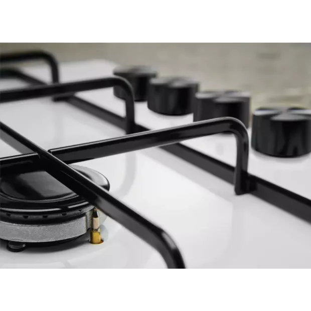 Table de cuisson gaz email blanche Electrolux