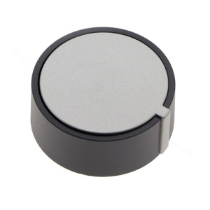 Manette assemblée noir inox four Sauter De dietrich
