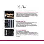 Cave a vin 2températures sous-plan Le Chai LT2BU41H88N6