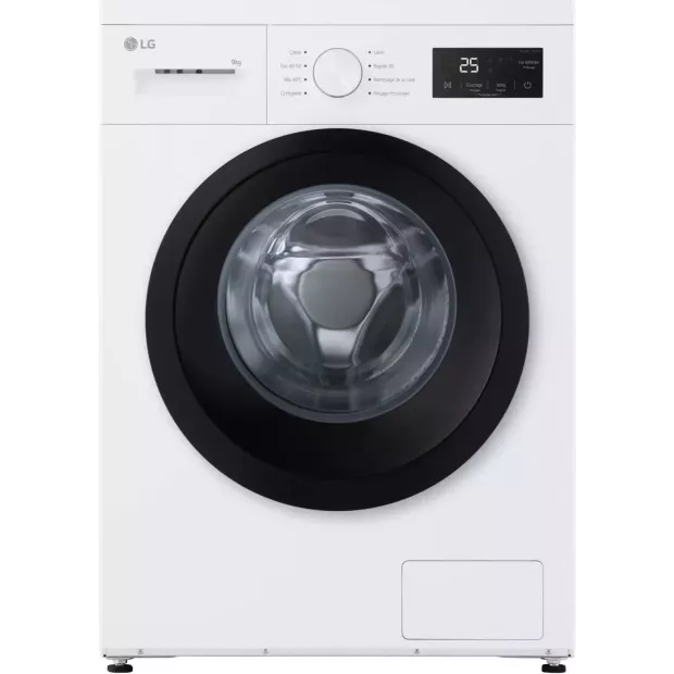 Lave linge frontal 9kg 1400trs LG F94N15WHS