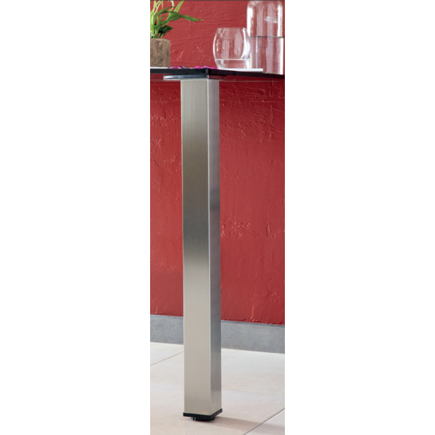 PIED DE TABLE SNACK 60X60MM 870MM REGLABLE EN HAUTEUR