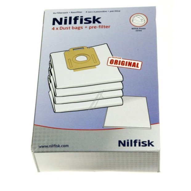 SAC ASPIRATEUR NILFISK AVEC PREFILTRE GAMME POWER