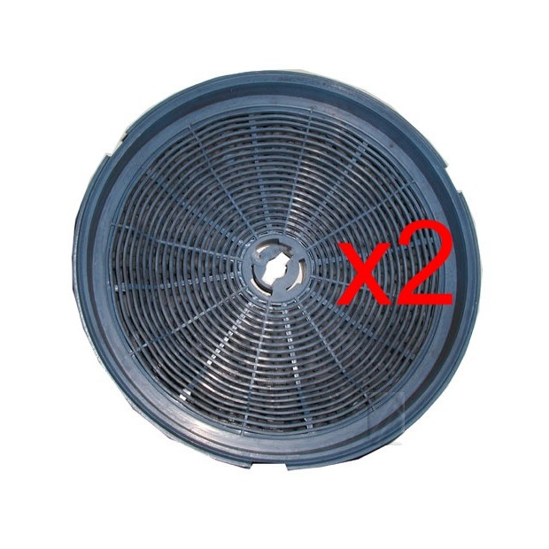 LOT DE 2 FILTRES A CHARBON POUR HOTTE AIRLUX ET GLEM CR300