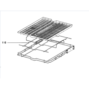 SUPPORT SERVICE A COUVERTS LAVE VAISSELLE MIELE